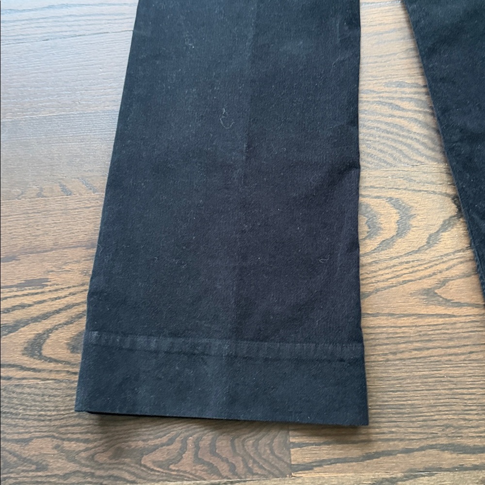 I Crew corduroy black wide leg pants, size 25. Like new - Picture 8 of 12